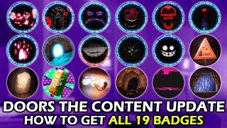 DOORS: "The Content Update" - How to Get All 19 Badges | Roblox