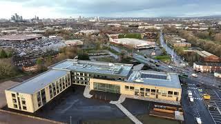 Drone footage of Co-op Academy Belle Vue