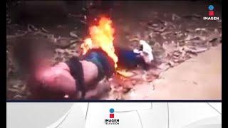 Prenden fuego a violador en Guatemala | Imagen Noticias con Francisco Zea