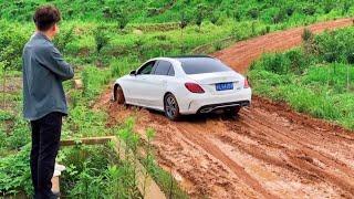 Audi vs BMW vs Mercedes | Slippery Mud Road Challenge