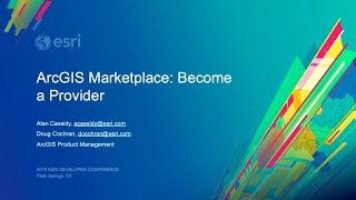 ArcGIS Marketplace: Become a Provider