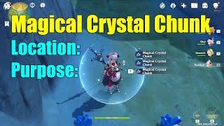 Magical Crystal Chunk Location and Purpose Genshin Impact V.1.1 2020