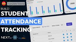 Build Full Stack NextJs Student Attendance Tracking App | React, MySql, Tailwind css, Drizzle ORM