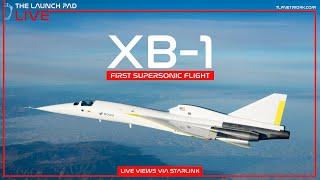 LIVE! Boom XB-1 Supersonic Plane Test Flight