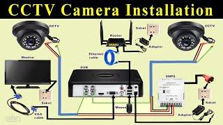 CCTV Camera Installation with DVR
