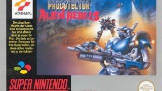 Super Probotector: Alien Rebels (Super Nintendo), Longplay (Normal+Hard)