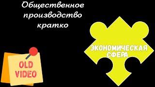 ЕГЭ обществознание | ОБЩЕСТВЕННОЕ ПРОИЗВОДСТВО понятие суть | Подготовка ЕГЭ Обществознание кратко |