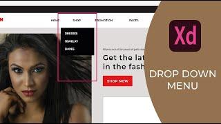 How to create a Drop down Menu in Adobe XD | Tutorial (2021)