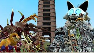 All New Zoonomaly Mutant Animal Vs All Zoochosis Mutant Animal tapes In Garry's Mod