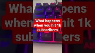 The TRUTH About What Happens When you Hit 1000 Subscribers!