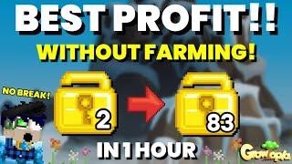 BEST WAY TO PROFIT IN GROWTOPIA 2021!! NO FARMING (100% WORKS!) - Growtopia Profit #70 | GROWTOPIA