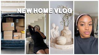 VLOG: FURNISHING GUEST BEDROOM, Got a pet, new wall ARTS,restock my fridge,Cleaning my new home&MORE