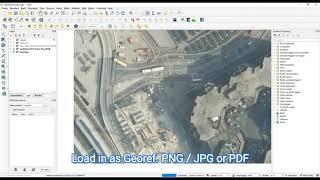 Georeferencing from dwg in Qgis