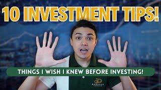 10 INVESTMENT TIPS! Things I Wish I Knew Before Investing!