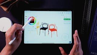 Sketching Kartell MASTERS Chair in 3D