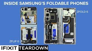 Inside Samsung's Foldable Phones! Galaxy ZFlip 6 and ZFold 6 Teardown