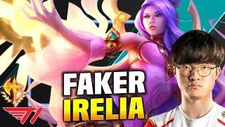 SKT T1 FAKER PICKS IRELIA MID! - SKT T1 Faker Plays Irelia vs Zoe Mid! | Season 2020 KR SoloQ