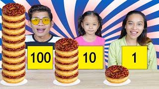 TANTANGAN BUKA PUASA MAKAN 1 10 ATAU 100 DONAT‼️ PART 3 SAMPAI KESELEK‼️