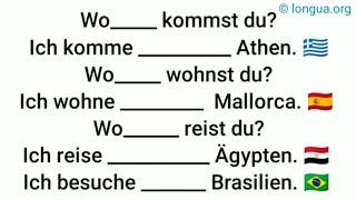 Mix - A1, A2, B1 - Deutsch lernen, Deutsche Grammatik, Präposition, #zu #mit #deutschlernen #dativ