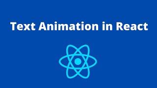 Text Animation | Type Writer Effect in React 2022