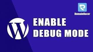 Enable WordPress Debugging Mode - TURN ON wp_debug