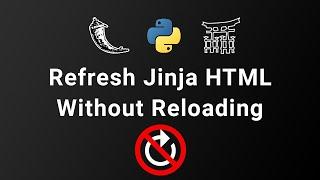 Refresh Jinja HTML Without Reloading the Page | Flask Tutorial