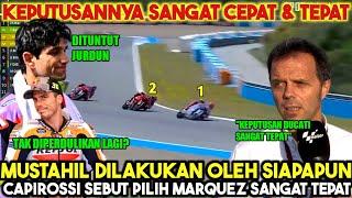 PUTUSKAN CEPATCAPIROSSI SEBUT DUETKAN MARQUEZ, BAGNAIA SANGAT TEPAT, MARTINBERITA MOTOGP HARI INI