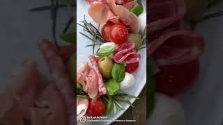 CAPRESE SALADE Kerst Krans  | Recept | Betty's Kitchen - Shorts