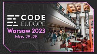 Code Europe 2023 Tech Festival in Warsaw