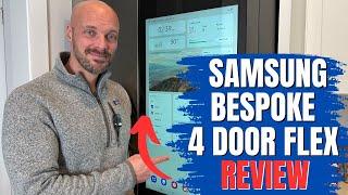 NEW Samsung Bespoke 4 Door Flex with FAMILY HUB Refrigerator HONEST REVIEW - Is It Worth It?