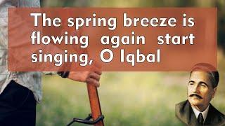 The Spring Breeze Allama Muhammad Iqbal | Poet of the East | Bang e Dra | Famous Ghazal