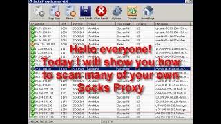 Socks Proxy Scanner Tool: How To Scan Your Own Socks4 And Socks5 With Socks Scanner Tool?