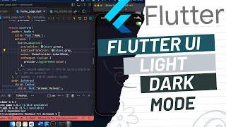 Flutter UI - Dark Mode & Light Mode #flutterwidgets #darkmode