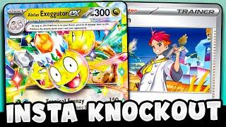 Knockout ANY Basic Pokemon with Alolan Exeggutor ex! (Surging Sparks)