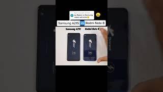 Samsung A21S Vs Redmi note 8 #shorts #shorts #pubg