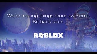 Roblox did just shut down for the website..