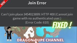 [ Error Code : 610 ] How To Fix Roblox !