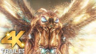 GODZILLA X KONG THE NEW EMPIRE "Mothra Reveal" Trailer (4K ULTRA HD) 2024