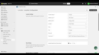 Set Up Locations For Store Pickup & Local Delivery