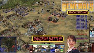 Boss vs Random C&C Generals Zero Hour  Apocalyptic mod.