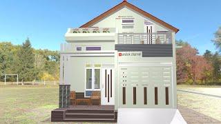 FULL DESIGN !! Building Construction Process Step by Step with 2 Bedrooms  ( 7 x 10 Meters )