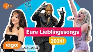 Was ihr 2024 am liebsten gehört habt | logo!-Nachrichten vom 20.12.2024