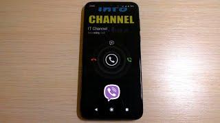 Viber Incoming Call. IT Channel Calling