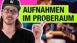 Aufnehmen im Proberaum mit Mischpult Tutorial