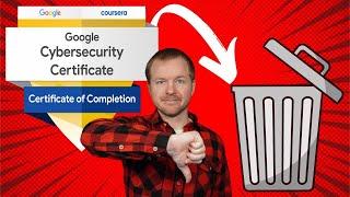 ONLY UNSPONSORED Review of the Google Cybersecurity Certificate From Coursera
