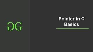 Pointers in C Basic | GeeksforGeeks