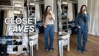 current closet faves + my most worn outfits 