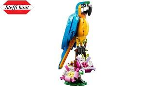 LEGO Exotic Parrot Speed Build #31136 #creator