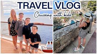 CRUISING WITH KIDS   FAMILY TRAVEL VLOG on the MSC VIRTUOSA |  Emily Norris