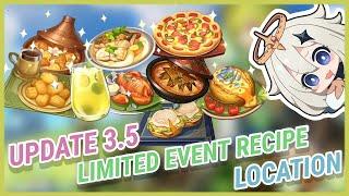 Sumeru New Food Recipe & Food Location - Update 3.5 | Genshin Impact
